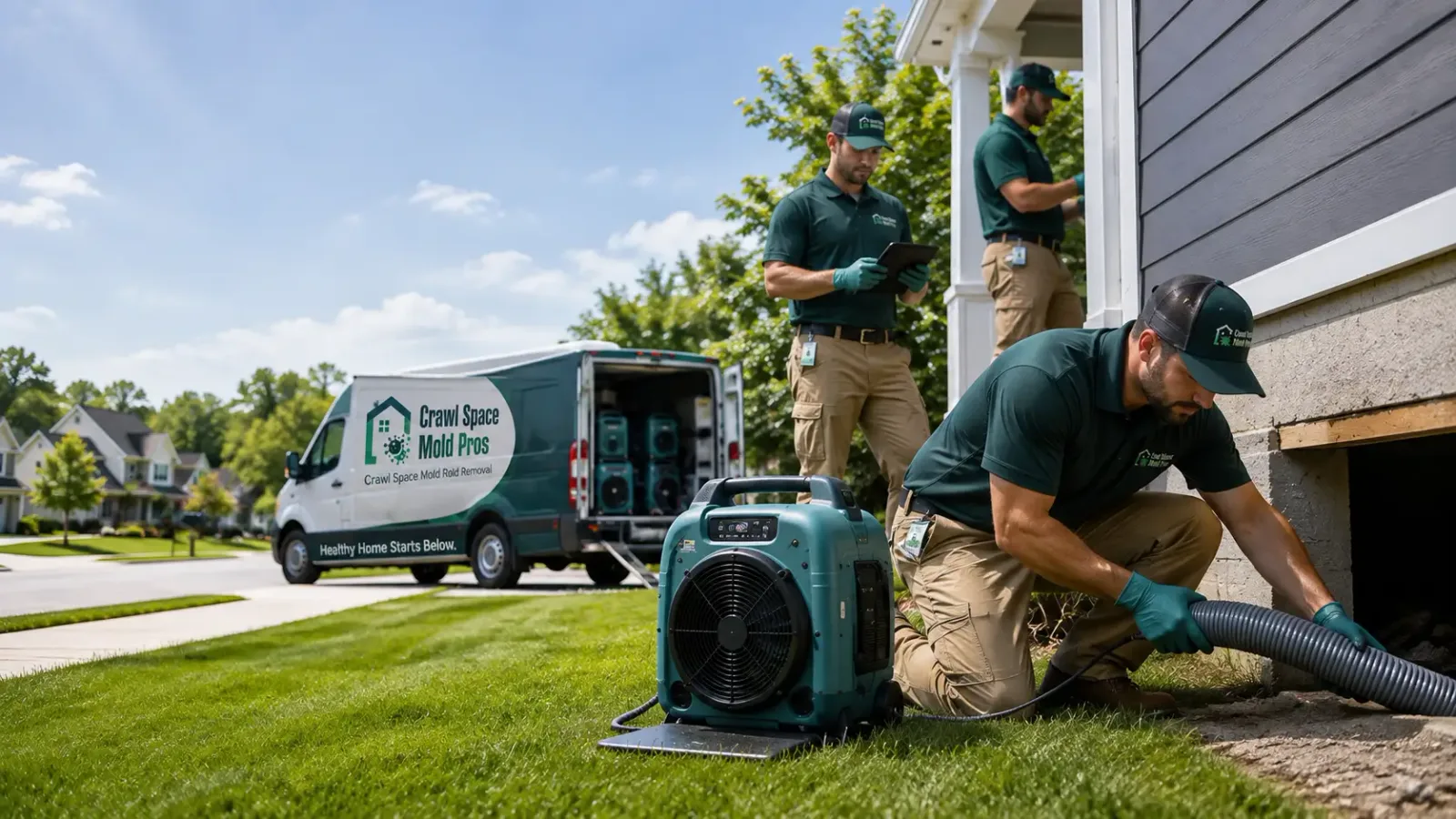Crawl Space Mold Removal in Squaw Valley, CA